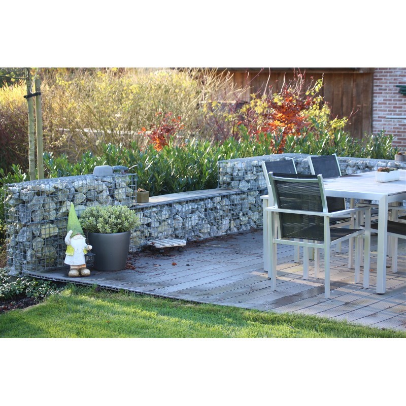 Gabiona - Gabion 80 Cm X 50 Cm X 50 Cm L X H X P , Mailles 5 X 10 Cm Spirale Made In Germany 88023997 Gabiona - Gabion 80 Cm X 50 Cm X 50 Cm L X H X P , Mailles 5 X 10 Cm Spirale Made In Germany 88023997